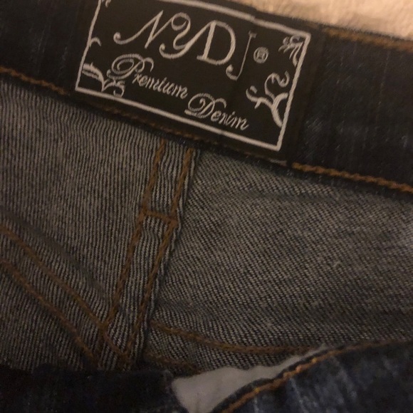 NYDJ Dark Denim Slimming Stretch Jean Boot Cut 12P - Picture 2 of 5